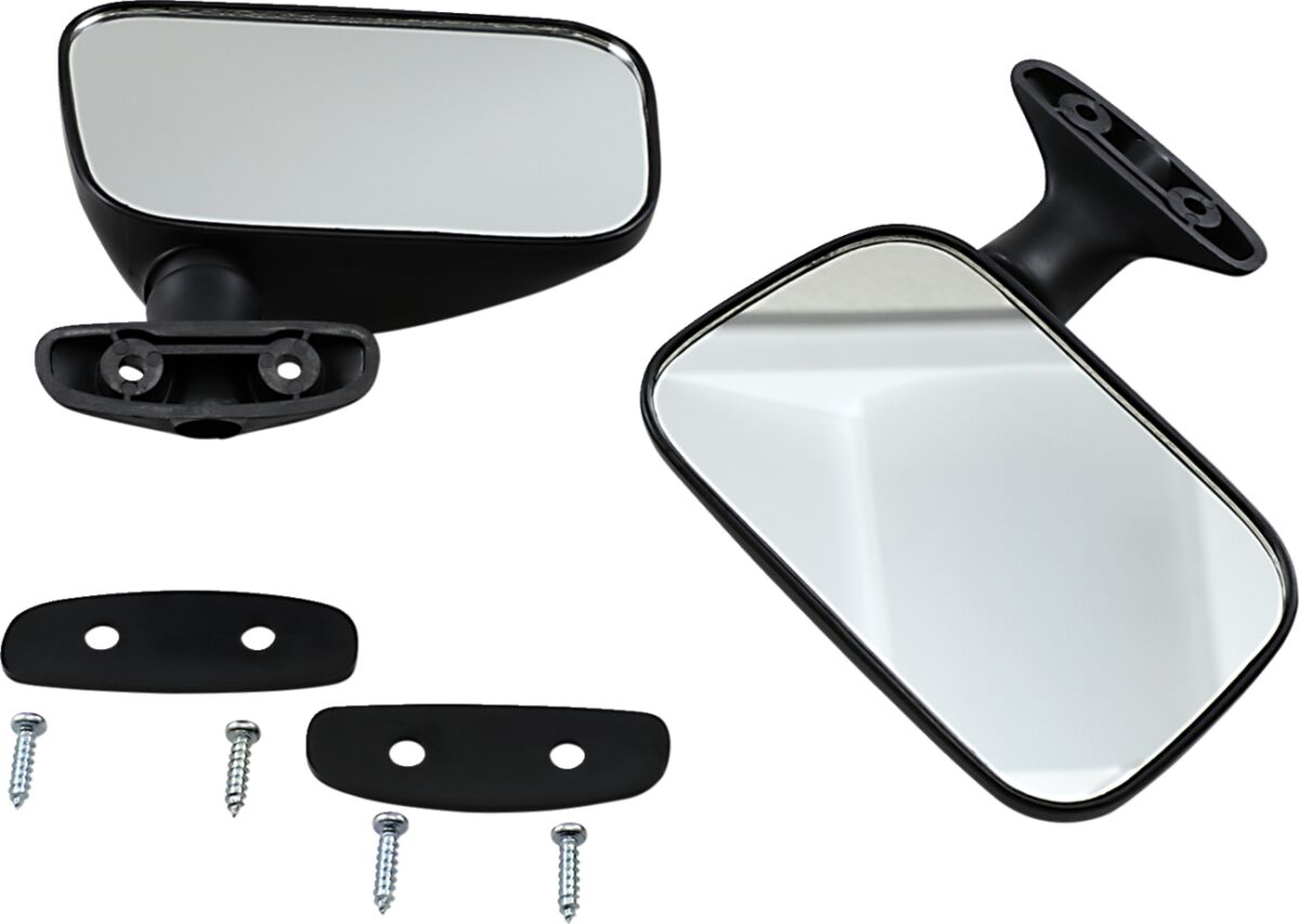 MIRROR REAR-VIEW WIDE ANGLE BLACK