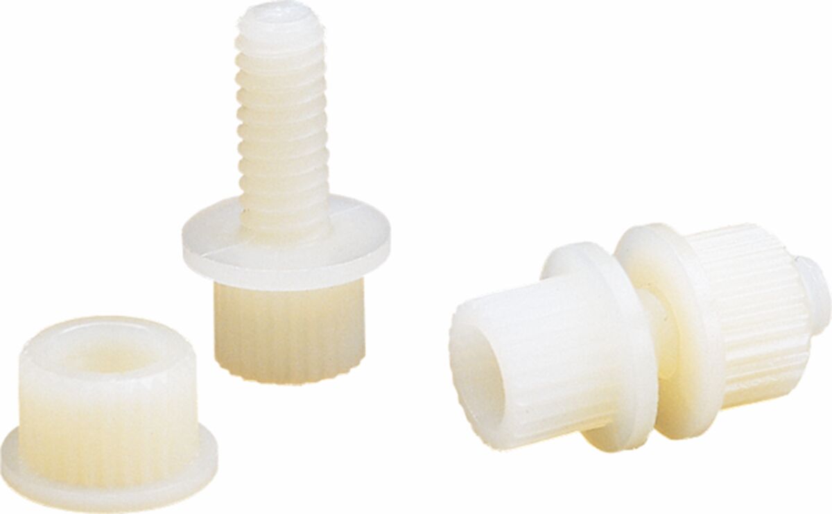 LICENSE PLATE FASTENER NYLON BLACK