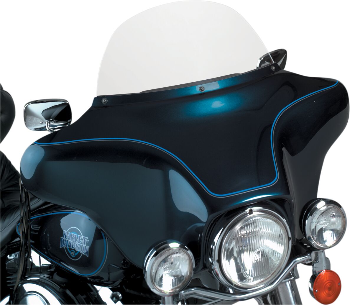 Tuuleklaas, standardne OEM-asendus, Harley Davidson® 12", läbipaistev