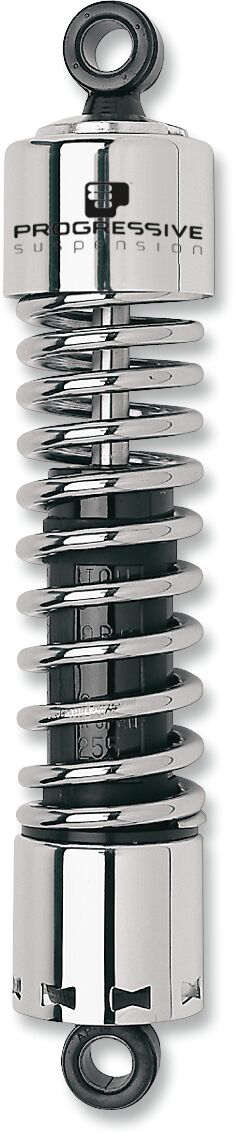 Progressive Suspension 412-seeria, tugevdatud, American-Tuned gaasamortisaatorid ilma katteta, kroom, 13"