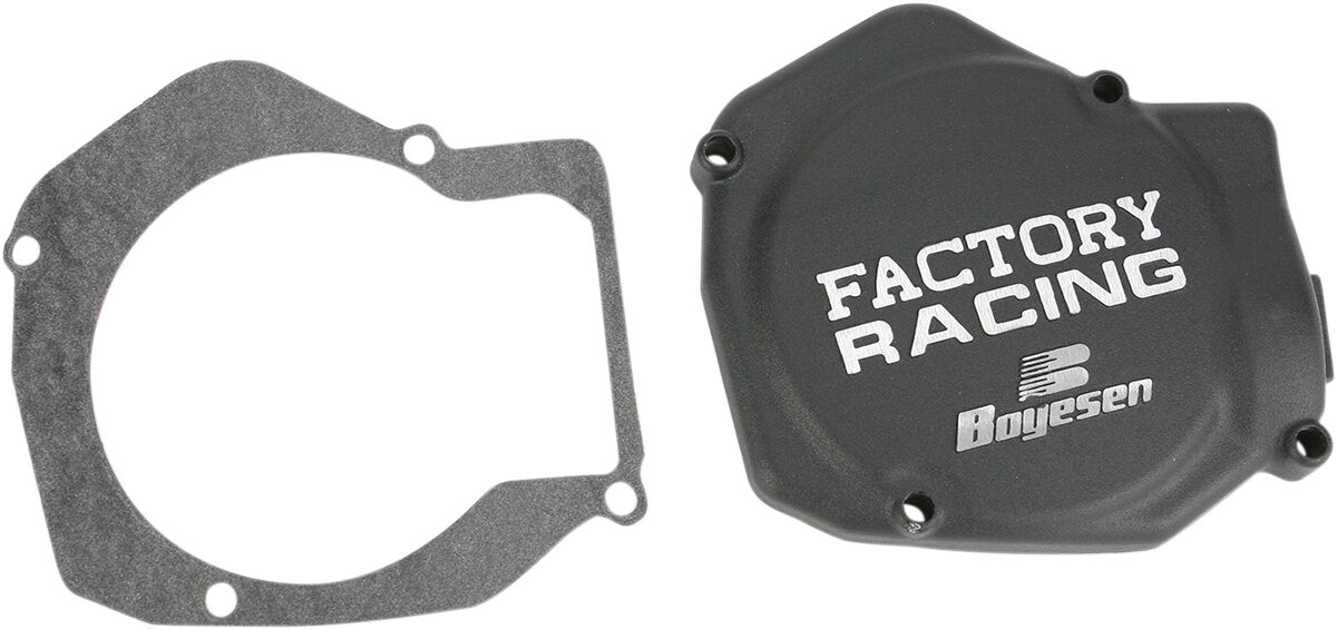 IGNITION COVER FACTORY RACING  ALUMINUM REPLACEMENT BLACK