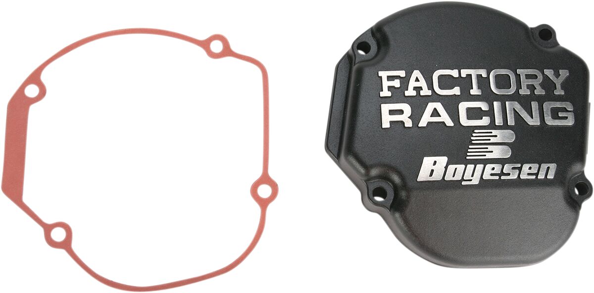 IGNITION COVER FACTORY RACING  ALUMINUM REPLACEMENT BLACK