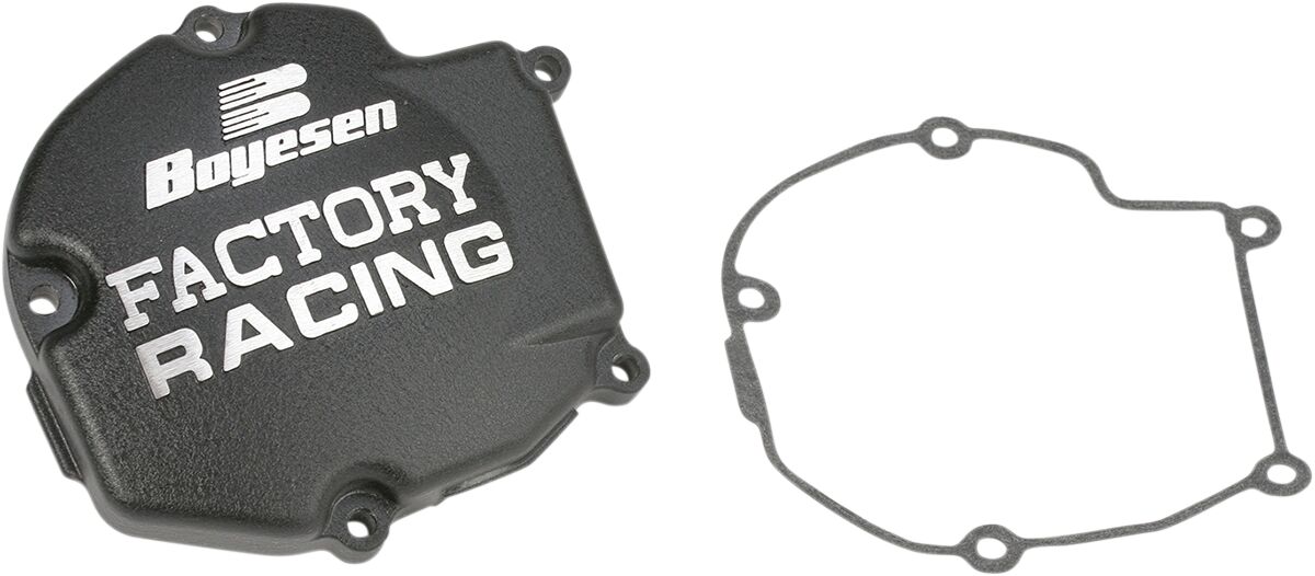 IGNITION COVER FACTORY RACING  ALUMINUM REPLACEMENT BLACK
