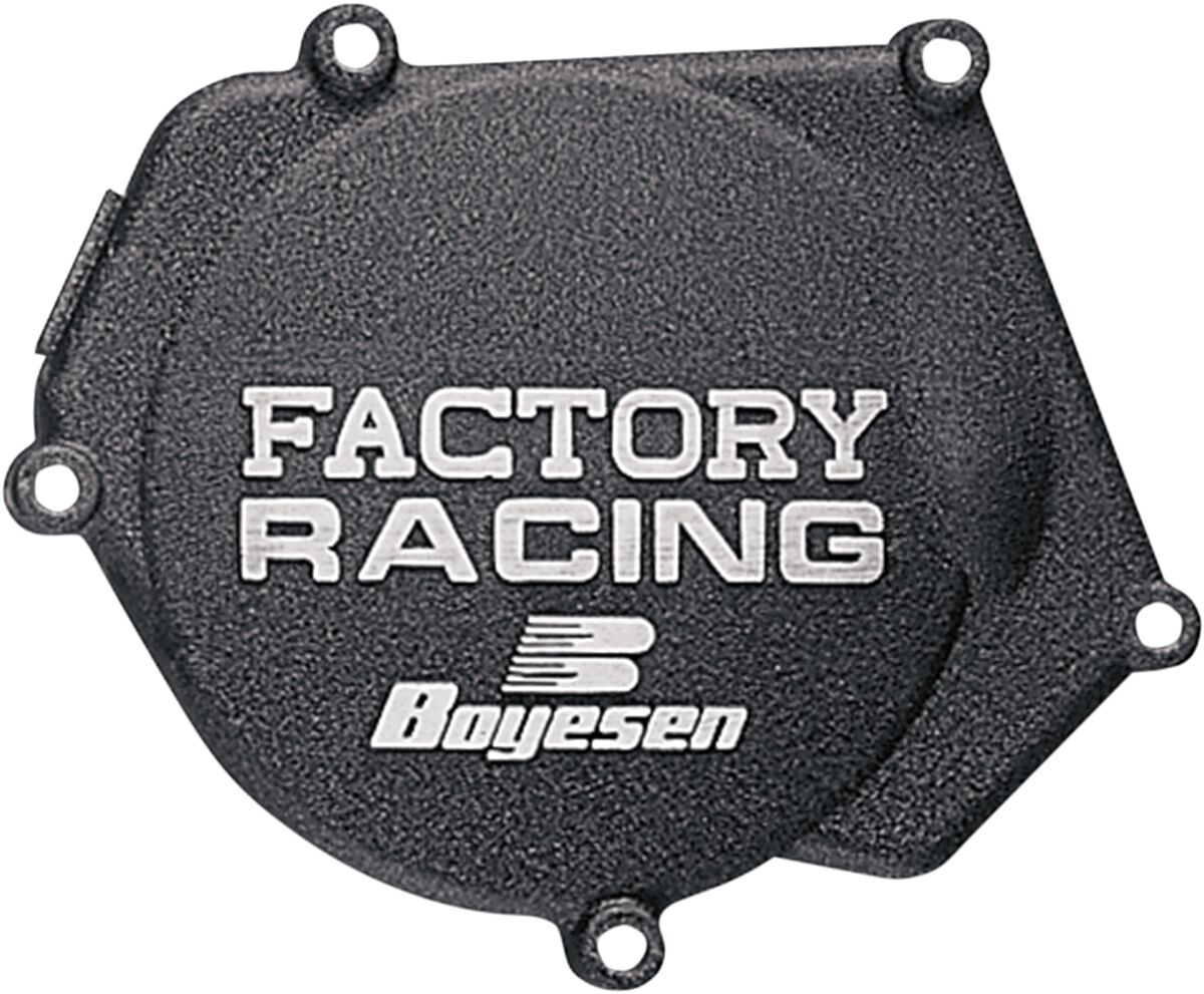 IGNITION COVER FACTORY RACING  ALUMINUM REPLACEMENT BLACK