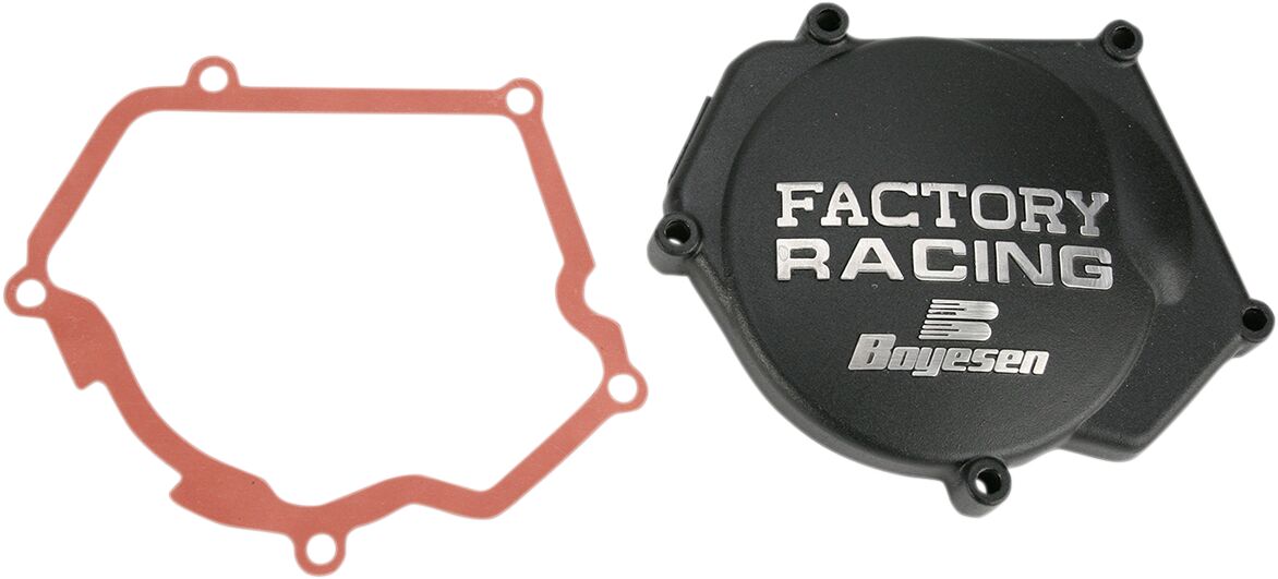 IGNITION COVER FACTORY RACING  ALUMINUM REPLACEMENT BLACK