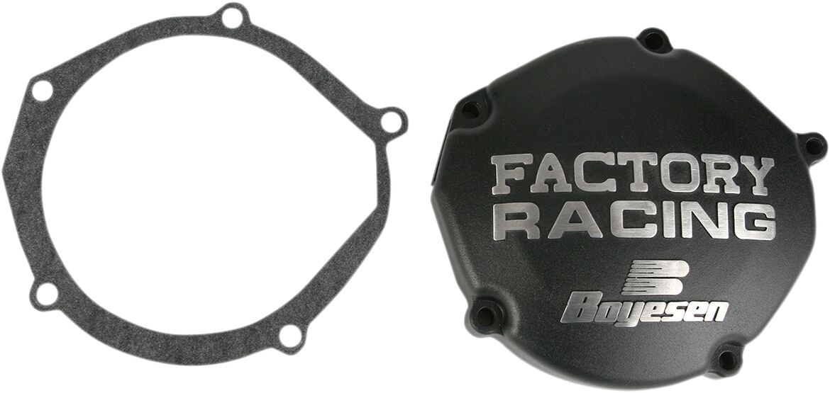 IGNITION COVER FACTORY RACING  ALUMINUM REPLACEMENT BLACK