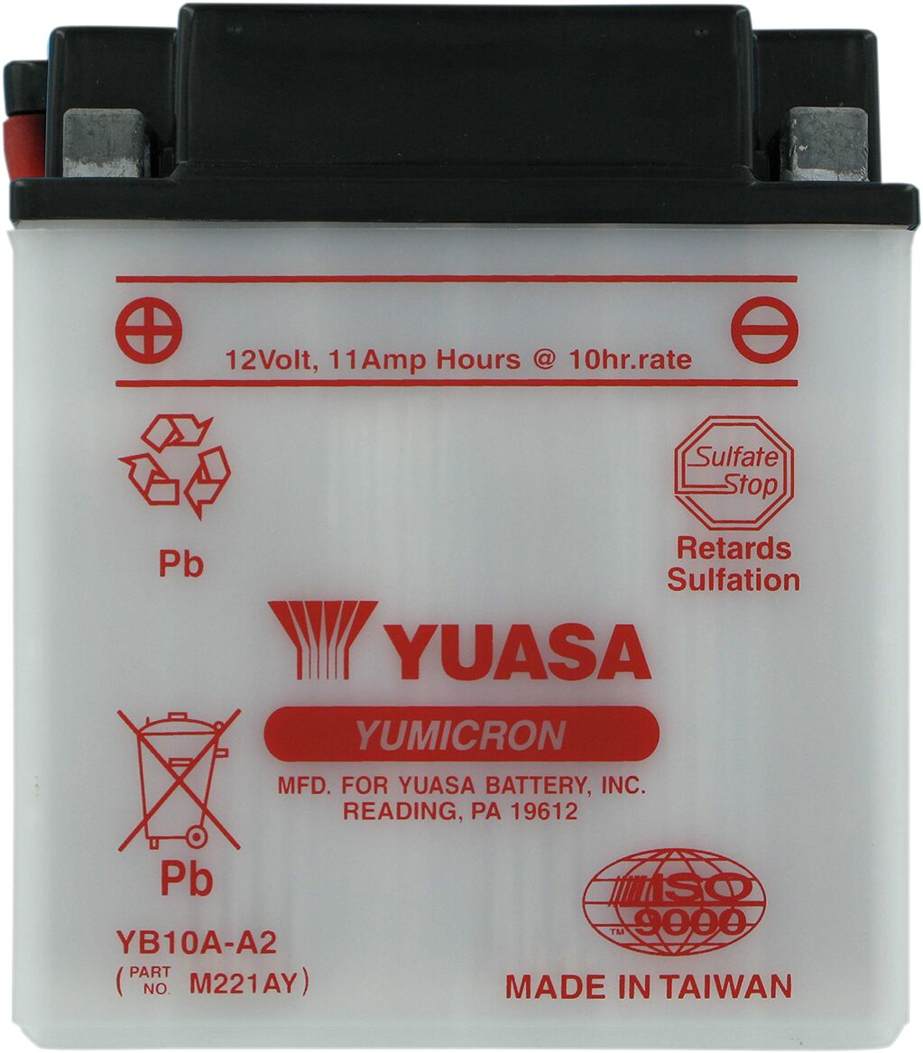 Aku Yumicron 12V, 134,62 mm x 89 mm x 139 mm, tavaline pliihappe asendus, läbipaistev