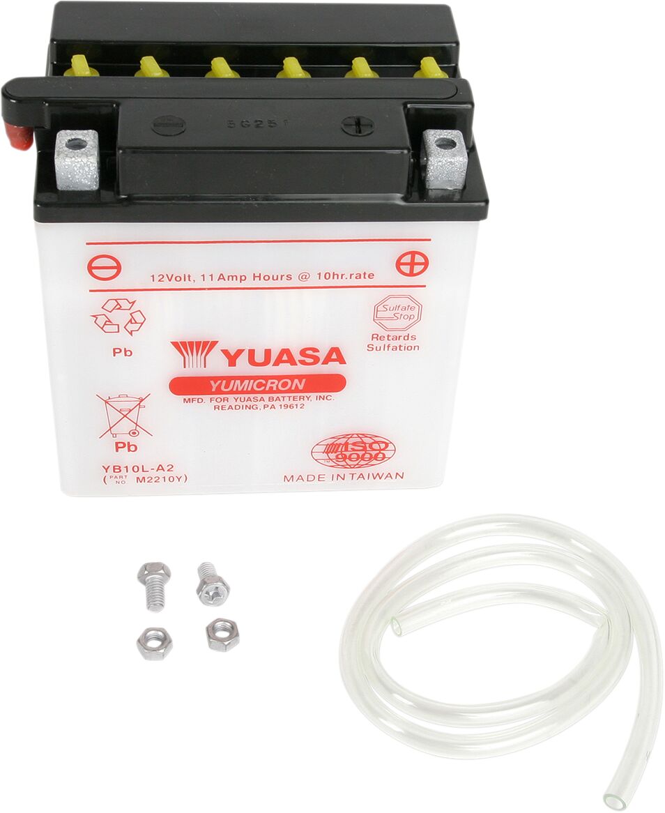 Aku Yumicron 12V, 134,62 mm x 89 mm x 145 mm, tavaline pliihappe asendus, läbipaistev