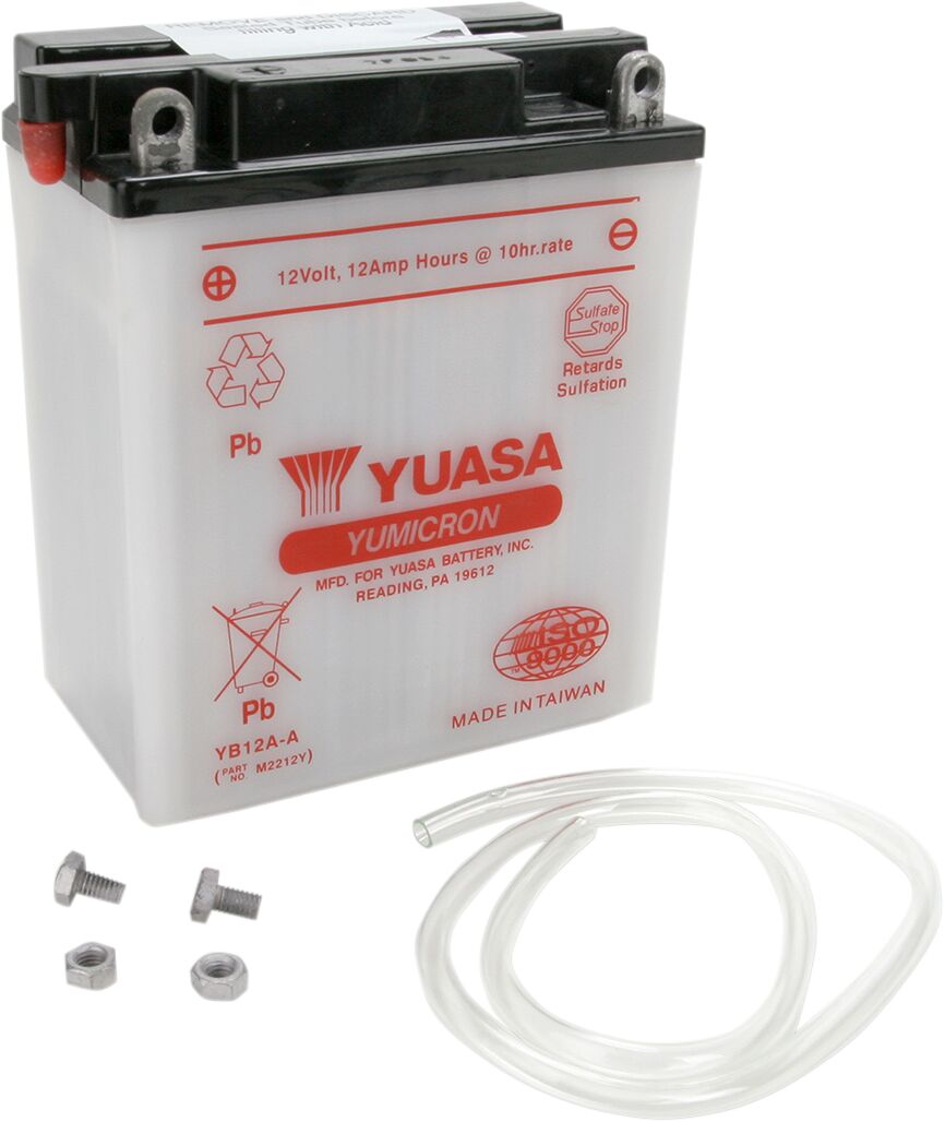 Aku Yumicron 12V, 134,62 mm x 78,74 mm x 160,02 mm, tavaline pliihappe asendus, läbipaistev