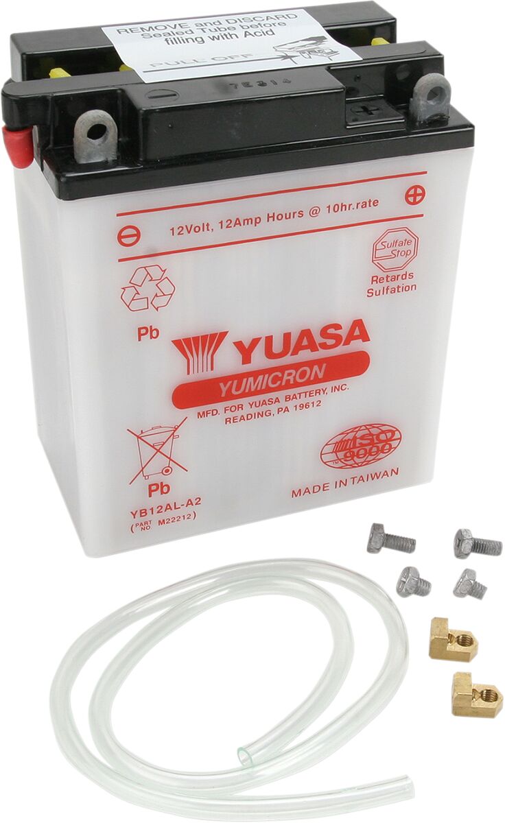 Aku Yumicron 12V, 134,62 mm x 78,74 mm x 160,02 mm, tavaline pliihappe asendus, läbipaistev