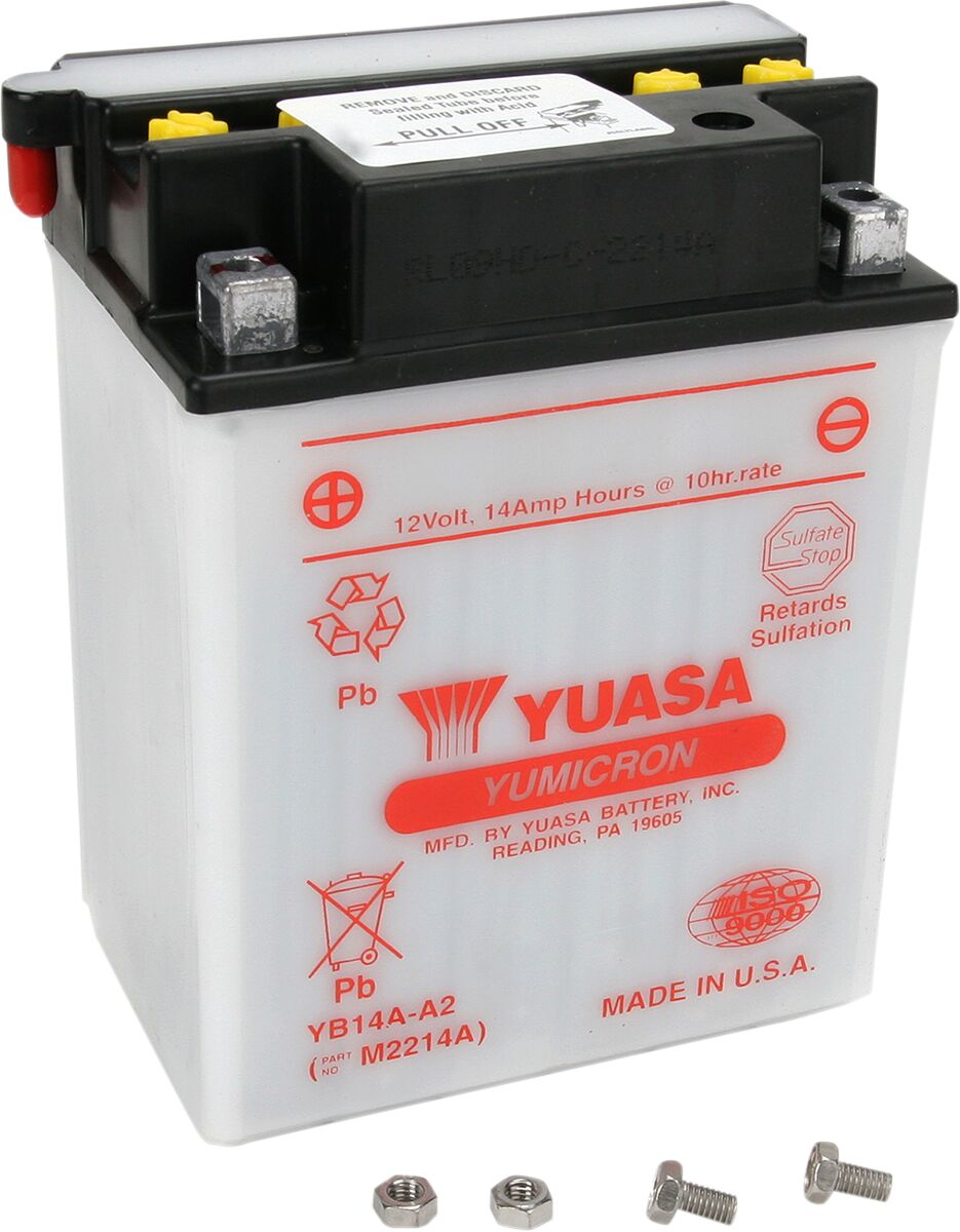 Aku Yumicron 12V, 134,62 mm x 89 mm x 175 mm, tavaline pliihappe asendus, läbipaistev
