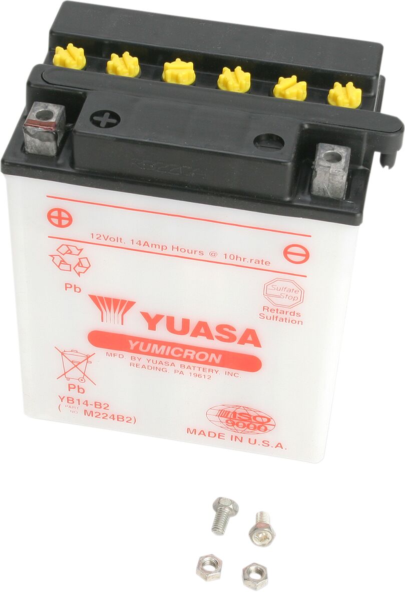 Aku Yumicron 12V, 134 mm x 89 mm x 166 mm, tavaline pliihappe asendus, läbipaistev