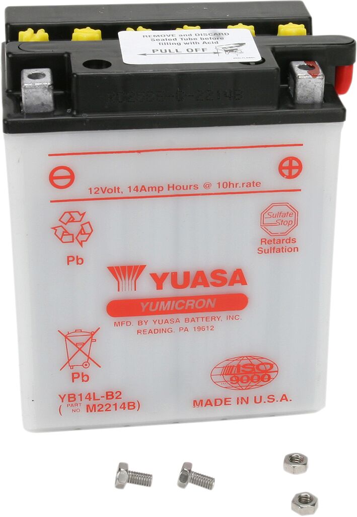 Aku Yumicron 12V, 134,62 mm x 89 mm x 166 mm, tavaline pliihappe asendus, läbipaistev