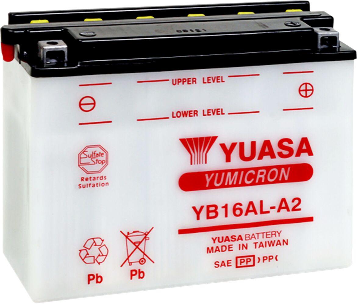 Aku Yumicron 12V, 207 mm x 71,5 mm x 164 mm, tavaline pliihappe asendus, läbipaistev