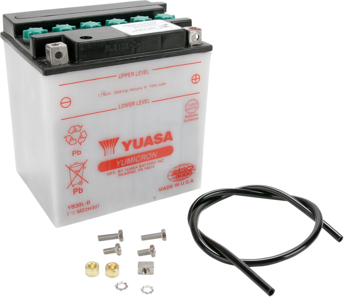 Aku Yumicron 12V, 168 mm x 129,54 mm x 175 mm, tavaline pliihappe asendus, läbipaistev