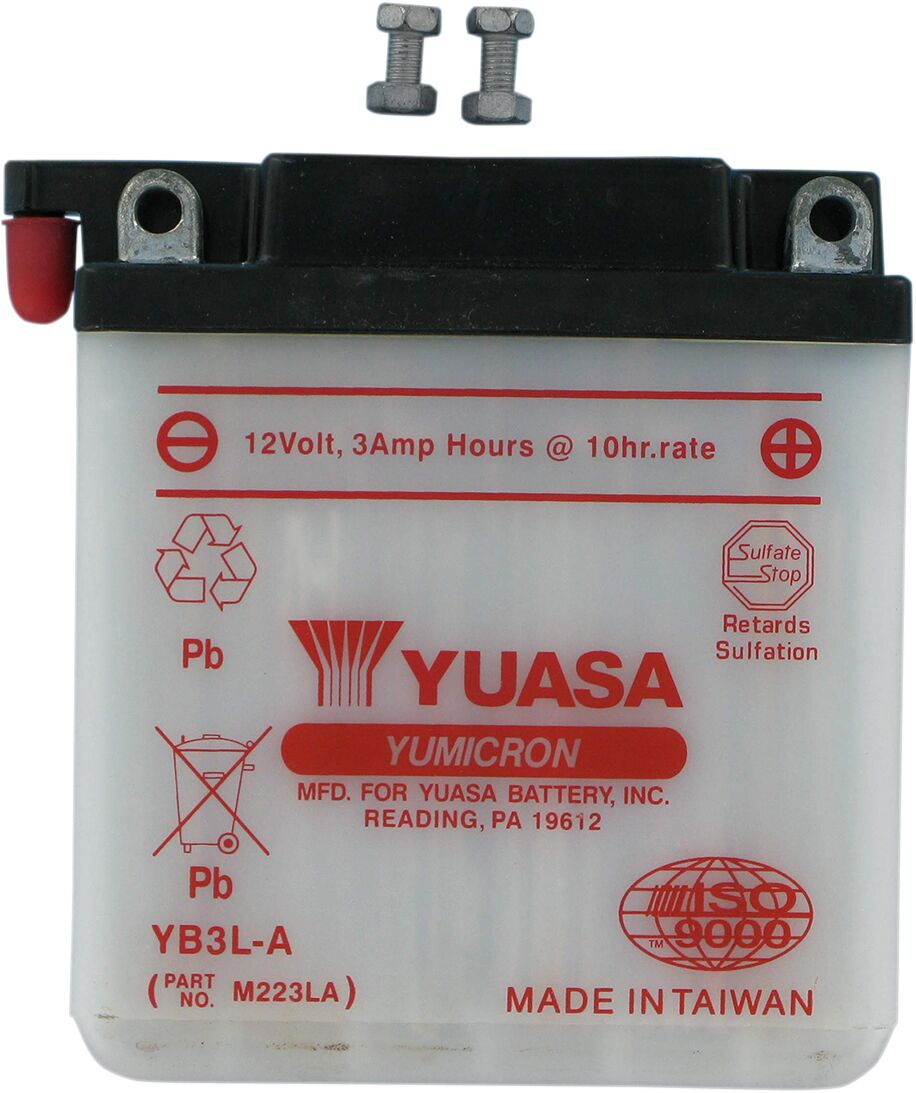 Aku Yumicron 12V, 96,52 mm x 57 mm x 109,22 mm, tavaline pliihappe asendus, läbipaistev