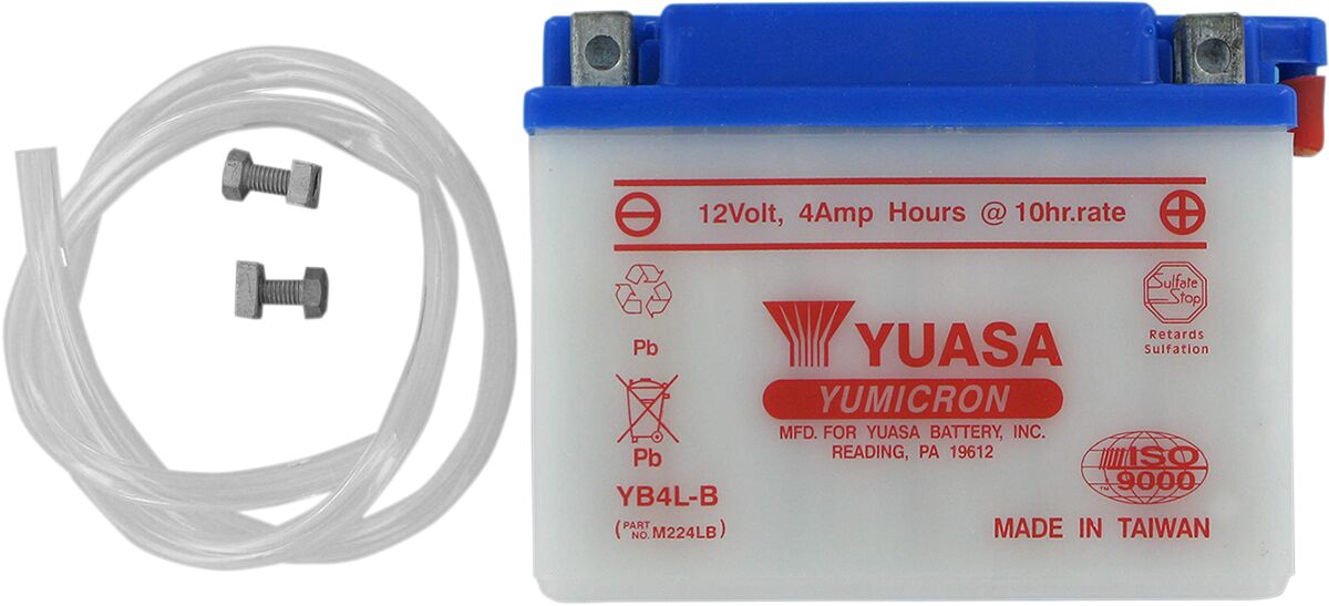 Aku Yumicron 12V, 120 mm x 70 mm x 91,44 mm, tavaline pliihappe asendus, läbipaistev