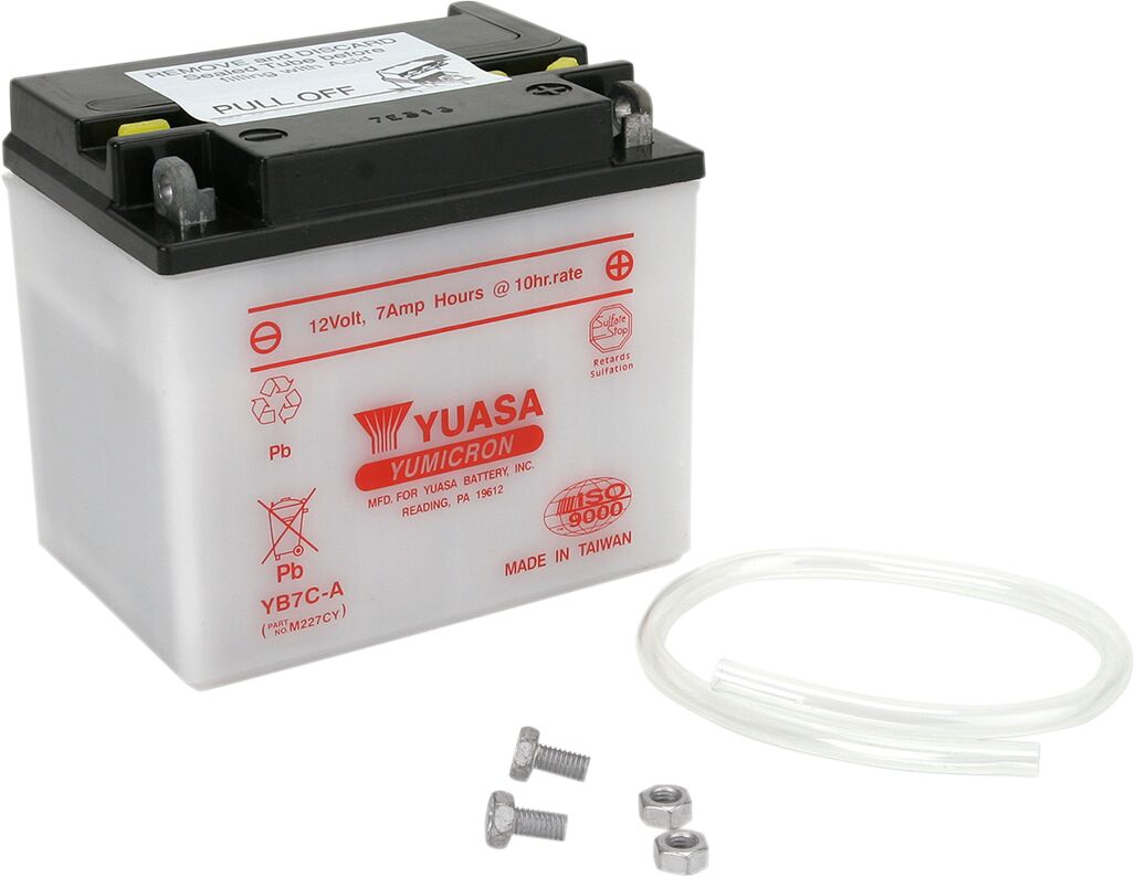 Aku Yumicron 12V, 129,54 mm x 89 mm x 114 mm, tavaline pliihappe asendus, läbipaistev
