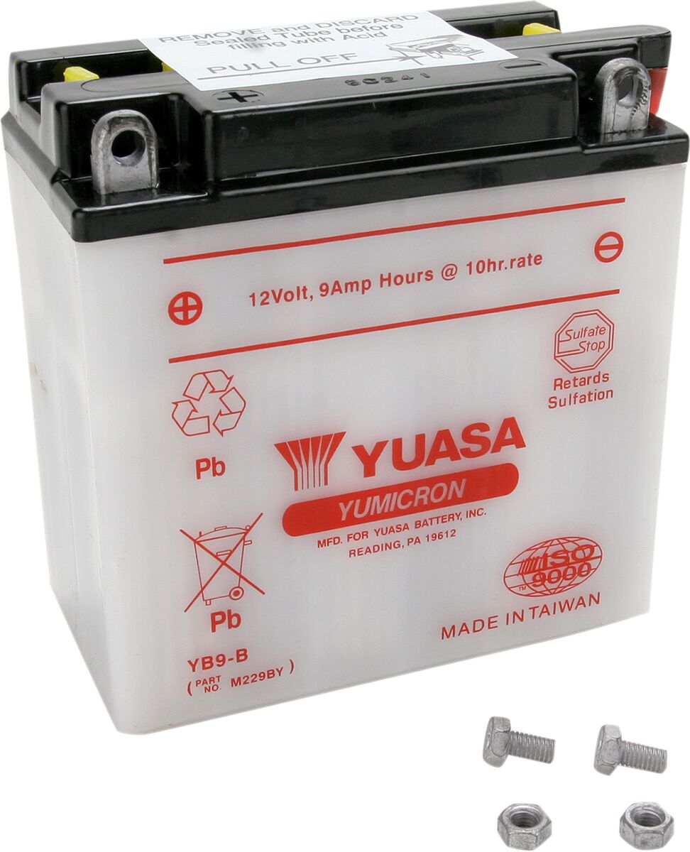 Aku Yumicron 12V, 134,62 mm x 75 mm x 139 mm, tavaline pliihappe asendus, läbipaistev