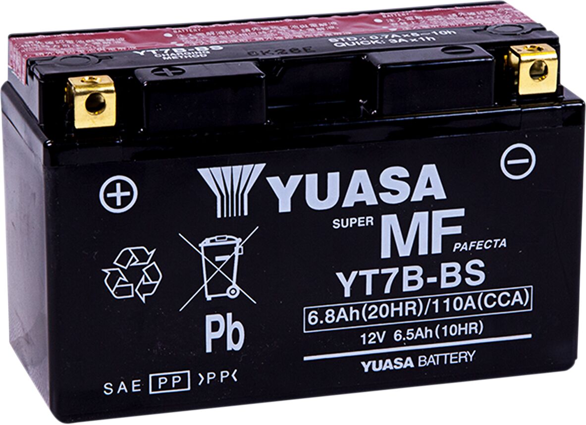 Aku YT 12V, 150 mm x 63,5 mm x 91,44 mm, pliihape, hooldusvaba, vahetus, must