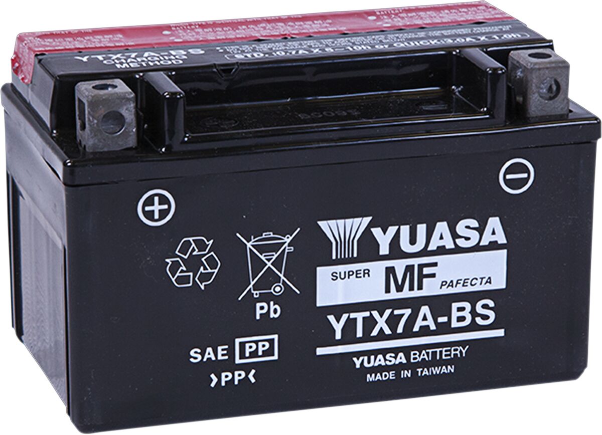 Aku YTX® 12V, 150 mm x 86 mm x 95,25 mm, pliihape, hooldusvaba, asendus, must