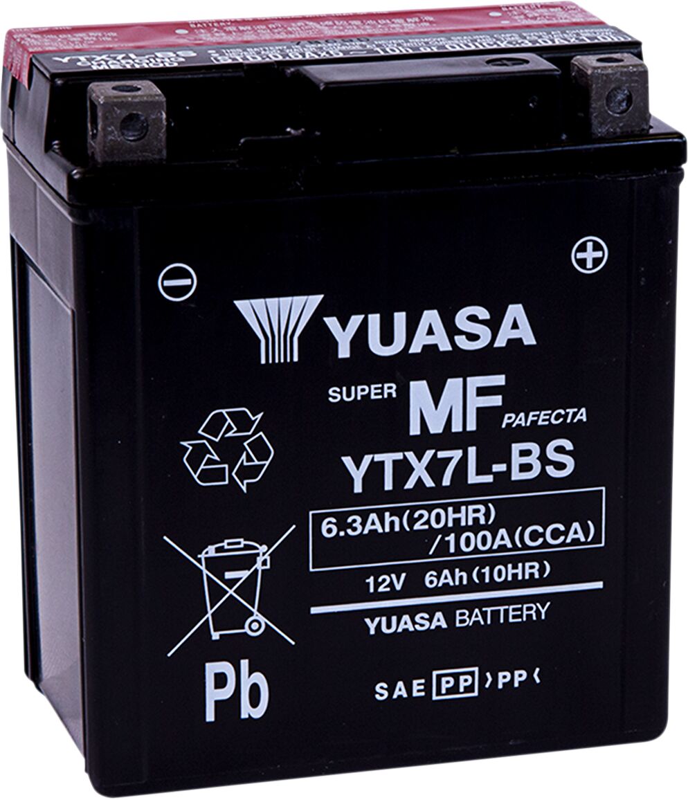 Aku YTX® 12V, 114 mm x 71,12 mm x 129,54 mm, pliihape, hooldusvaba, asendus, must