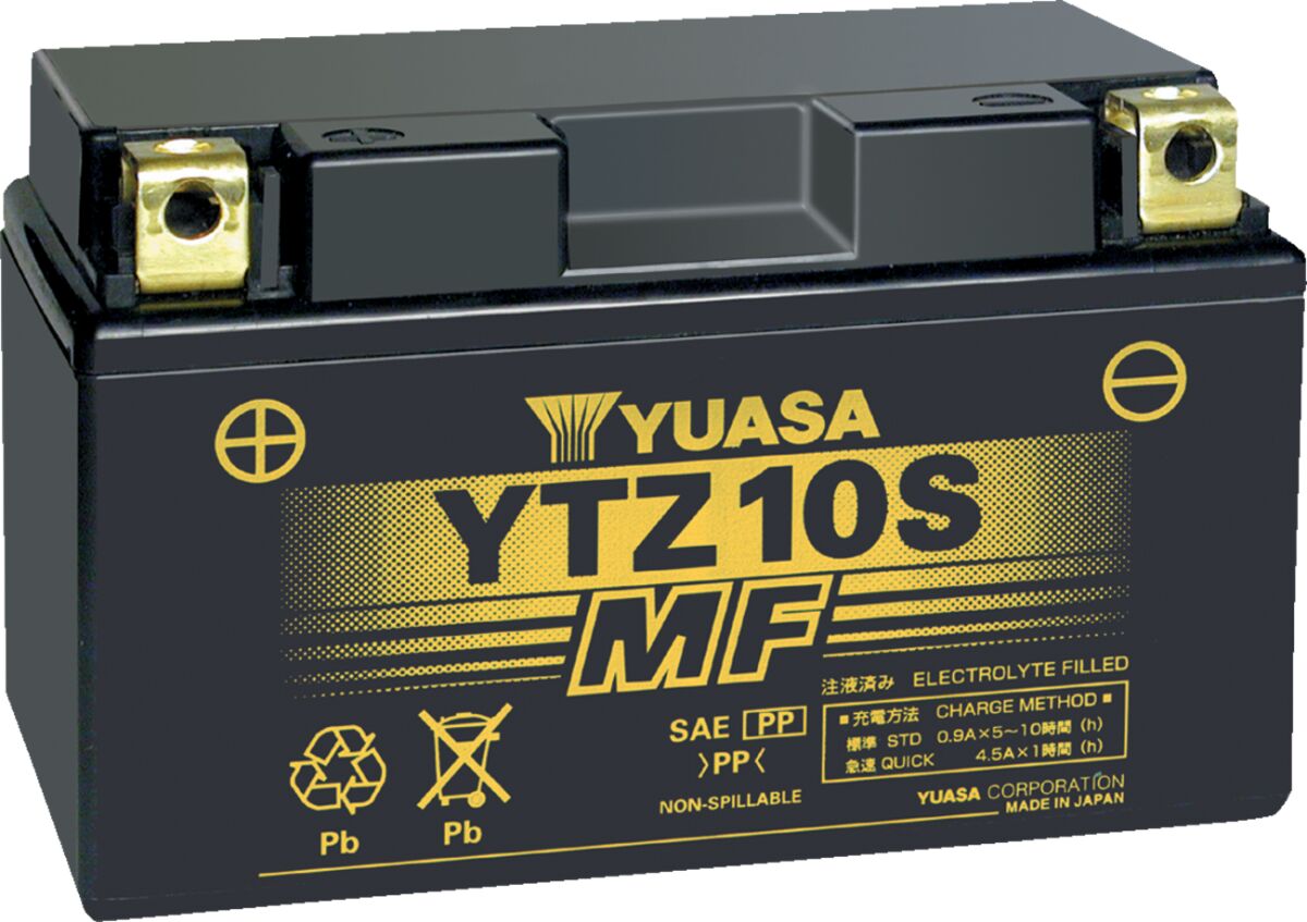 Aku YTZ® 12V, 150 mm x 86 mm x 91,44 mm, pliihape, hooldusvaba, asendus, must